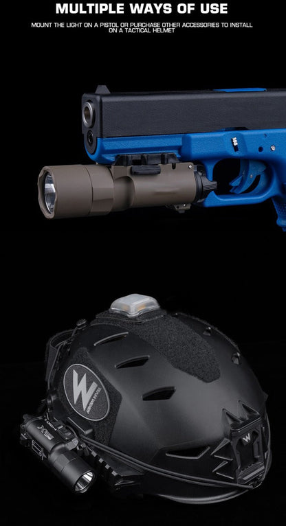 Wosport -  X300-A Flashlight Torch (SF Model - Tan)