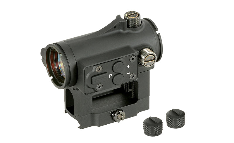 JJ Airsoft ZV-1 Collimator Replica with Low and High Mount (Black)