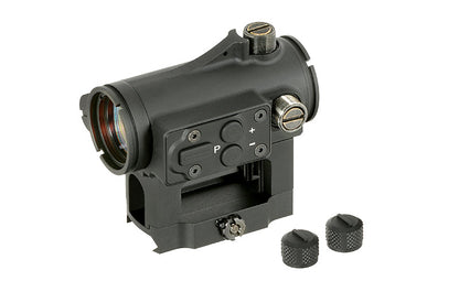 JJ Airsoft ZV-1 Collimator Replica with Low and High Mount (Black)