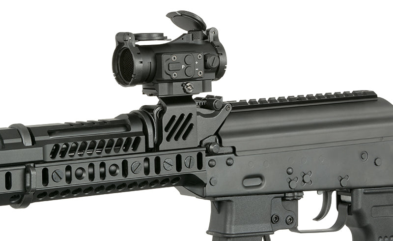 JJ Airsoft ZV-1 Collimator Replica with Low and High Mount (Black)