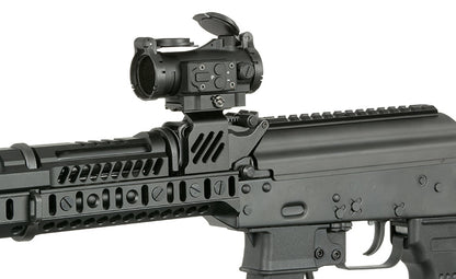 JJ Airsoft ZV-1 Collimator Replica with Low and High Mount (Black)