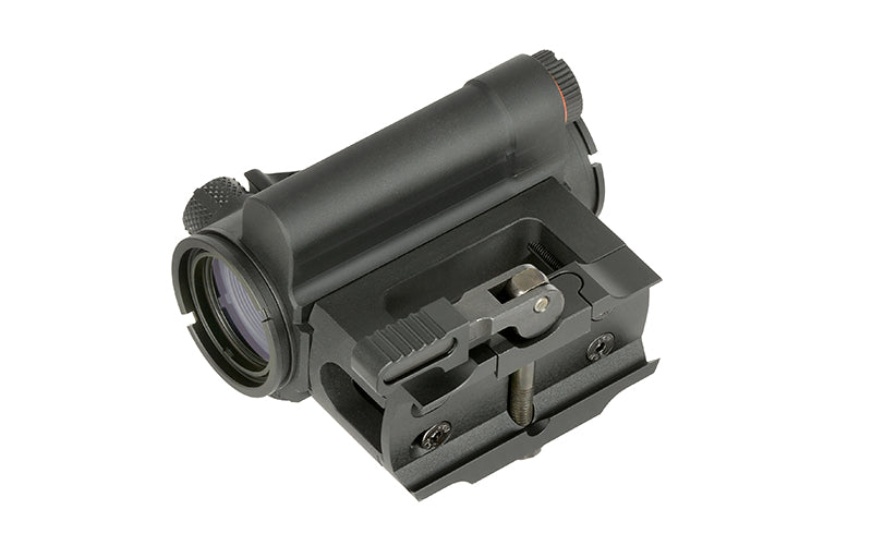 JJ Airsoft ZV-1 Collimator Replica with Low and High Mount (Black)