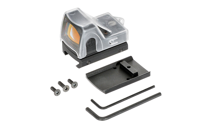 JJ Airsoft RMR Red Dot with Adjustable LED (Black)