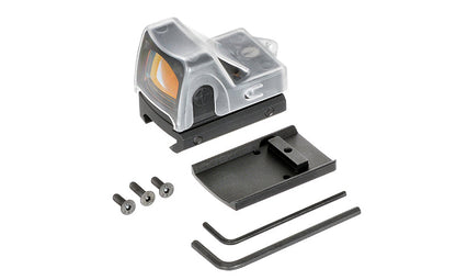 JJ Airsoft RMR Red Dot with Adjustable LED (Black)