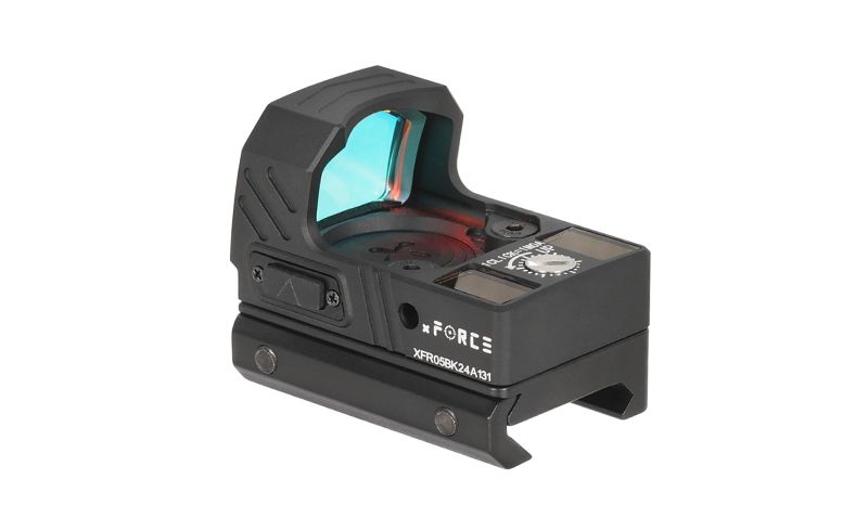 JJ Airsoft XR5 Solar Powered Mini Red Dot Sight (Black)