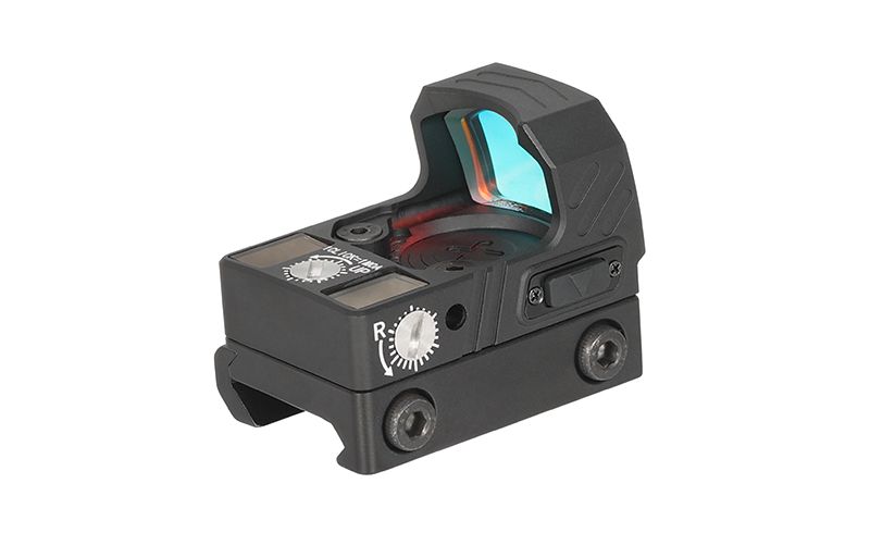 JJ Airsoft XR5 Solar Powered Mini Red Dot Sight (Black)