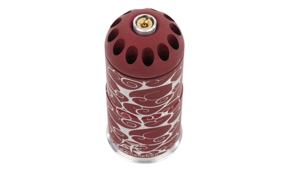 Saigo Defence 40mm Gas Grenade - 120 Rounds - Metal - Red