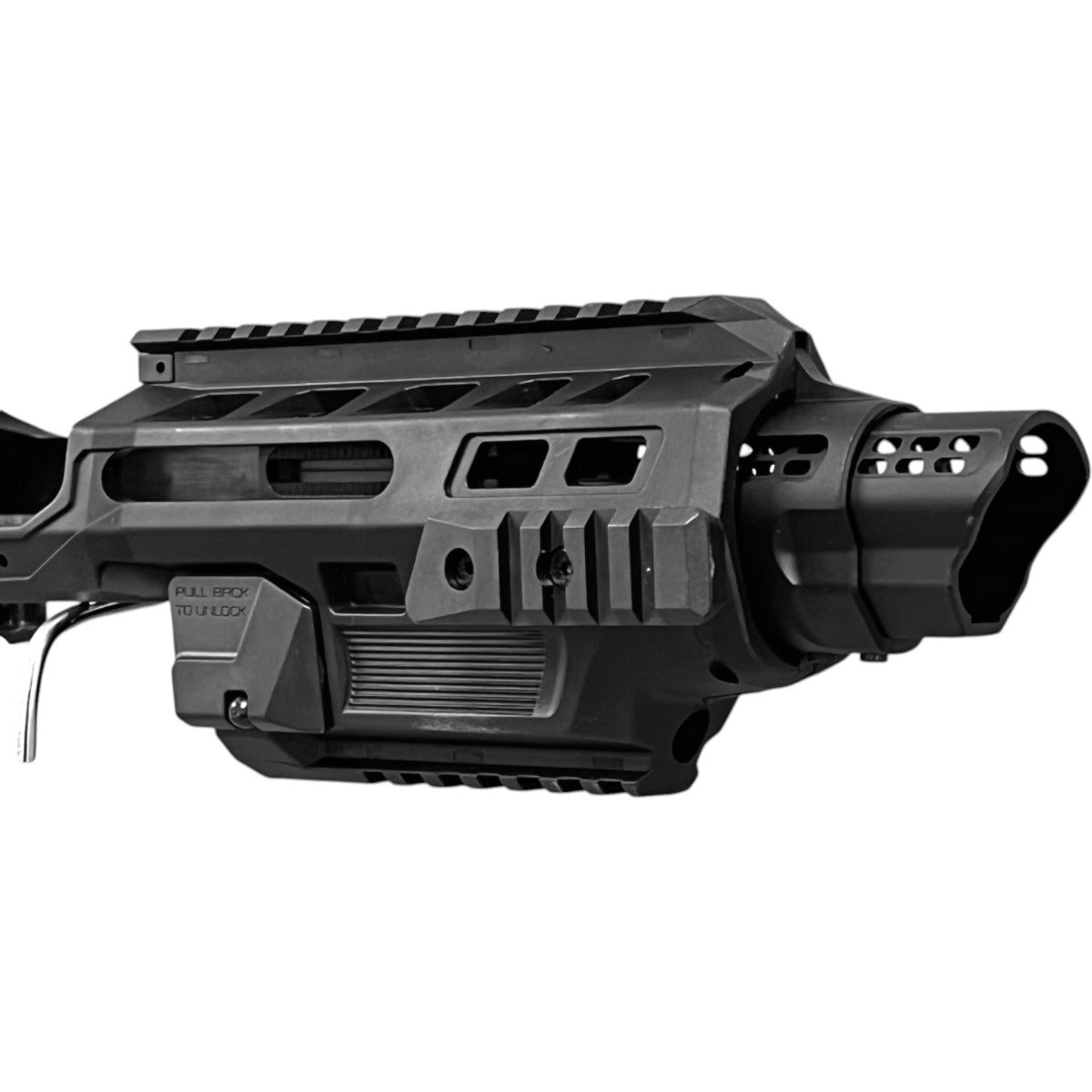 Universal Pistol Conversion Kit with Adjustable Stock – Black