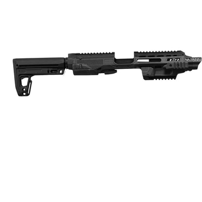 Universal Pistol Conversion Kit with Adjustable Stock – Black