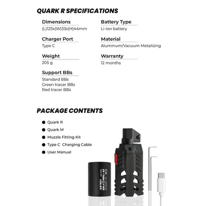Acetech Quark R Shotgun Tracer Unit (PAT4000-B-301)