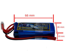 ACM 11.1v 800mAh 25c/50c LiPO Battery - Deans Connecter
