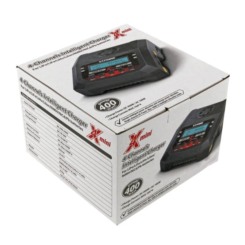 Big Foot Heat 4-Channel Intelligent Mini Charger 100W x4 AC/DC Charger (UK)