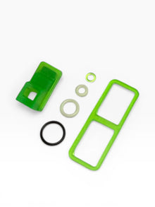 Well PRO – Spare Part – WG10 – Gas Magazine Seal O-Ring Rebuild Kit (Green/White Silicone)