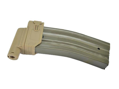 Battleaxe M870 Shotgun to M4 Magazine Adaptor for M870 Shotguns (Tan)