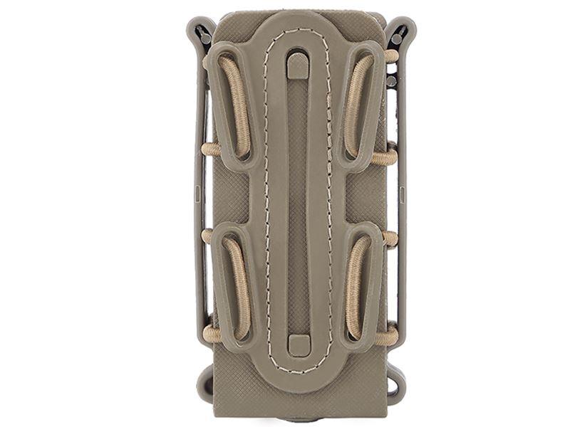 Big Foot Pistol Fast Magazine Pouch (Polymer - Adjustable Elasticated Retention - Tan)