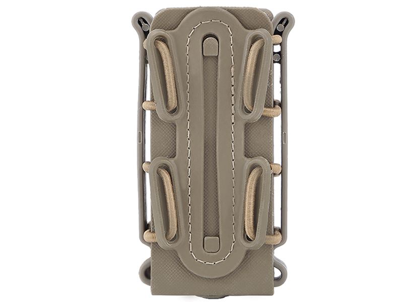 Big Foot Pistol Fast Magazine Pouch (Polymer - Adjustable Elasticated Retention - Tan)