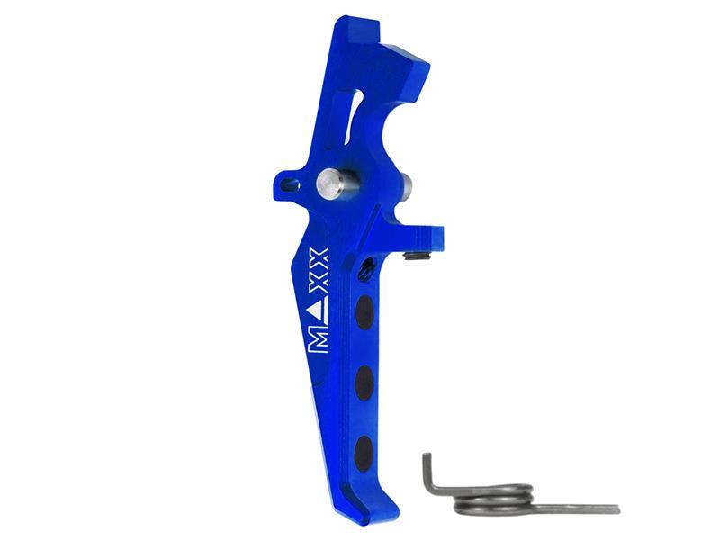 Maxx Model CNC Aluminum Advanced Speed Trigger (Style E) (Blue)