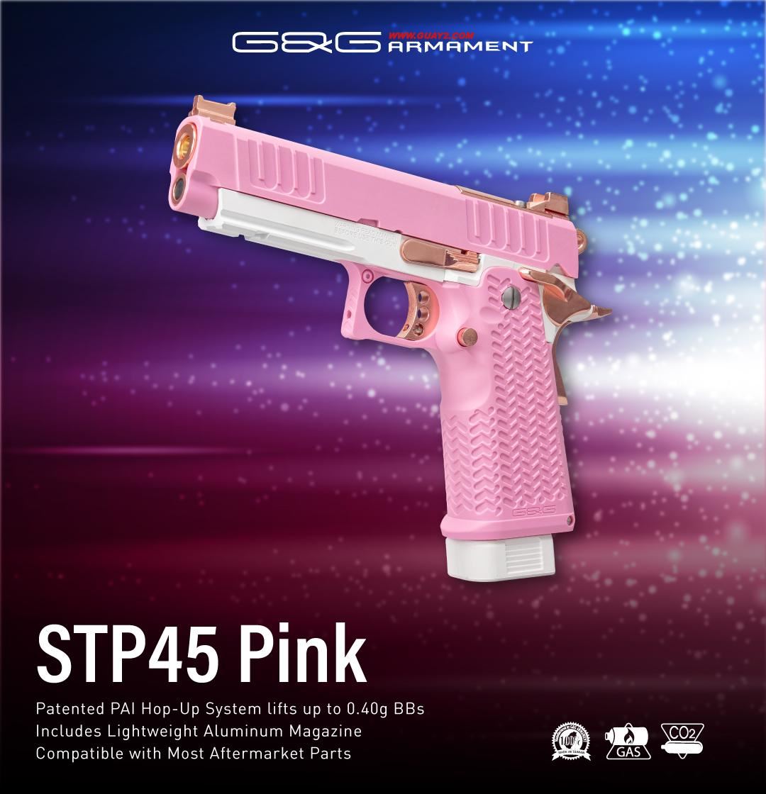 G&G STP45 Taffy Pink Gas Blowback Pistol