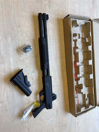 [Boneyard] APS Paintball Marker Pump Action Shotgun (16 Inch - Co2 Powered - 0.68 - Black) - Unknown Fault or Ex. Display