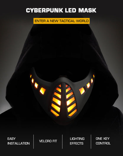 Big Foot Cyberpunk LED Mask