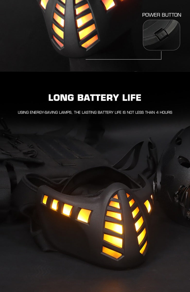 Big Foot Cyberpunk LED Mask