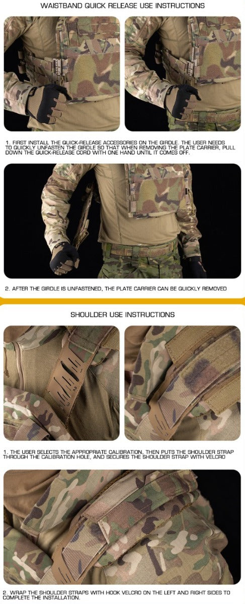 Big Foot KZ Tactical Plate Carrier (Multicam)