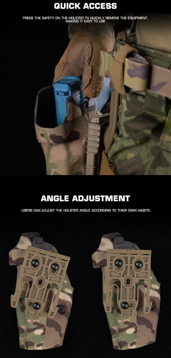 WoSport 17 Series Quick Release Holster with QLS Kit and Belt (Multicam)