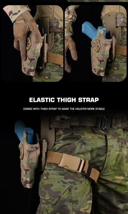 WoSport 17 Series Quick Release Holster with QLS Kit and Belt (Multicam)