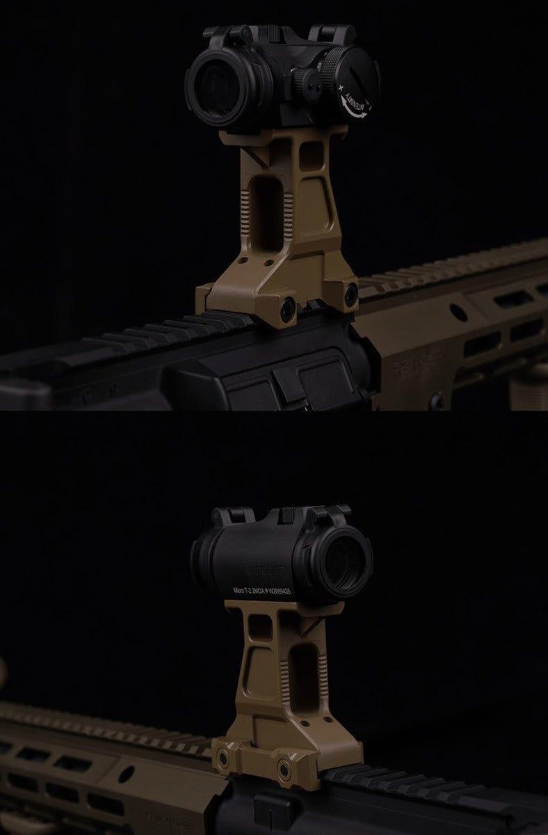 Big Foot Picatinny Riser Mount (A Style - Black)