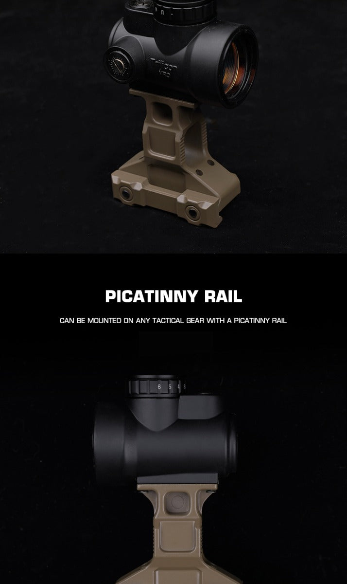 Big Foot Picatinny Riser Mount (T Style - Tan)