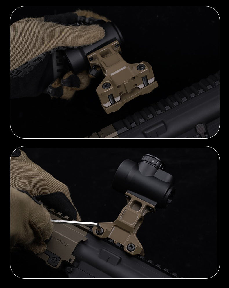 Big Foot Picatinny Riser Mount (T Style - Tan)
