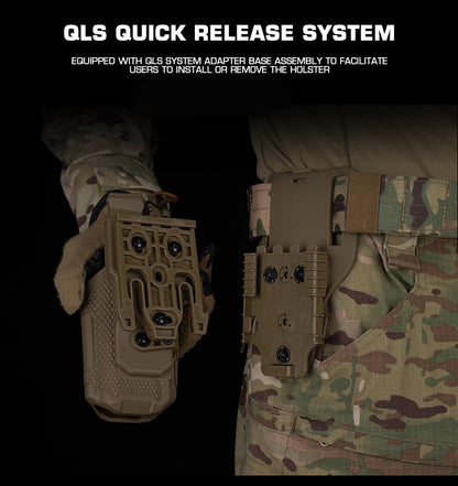 WoSport Tactical Universal Holster with QLS Kit (OD)