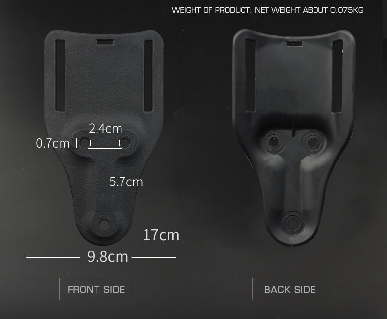 Big Foot - Tactical Holster Short Adapter Base (Black)