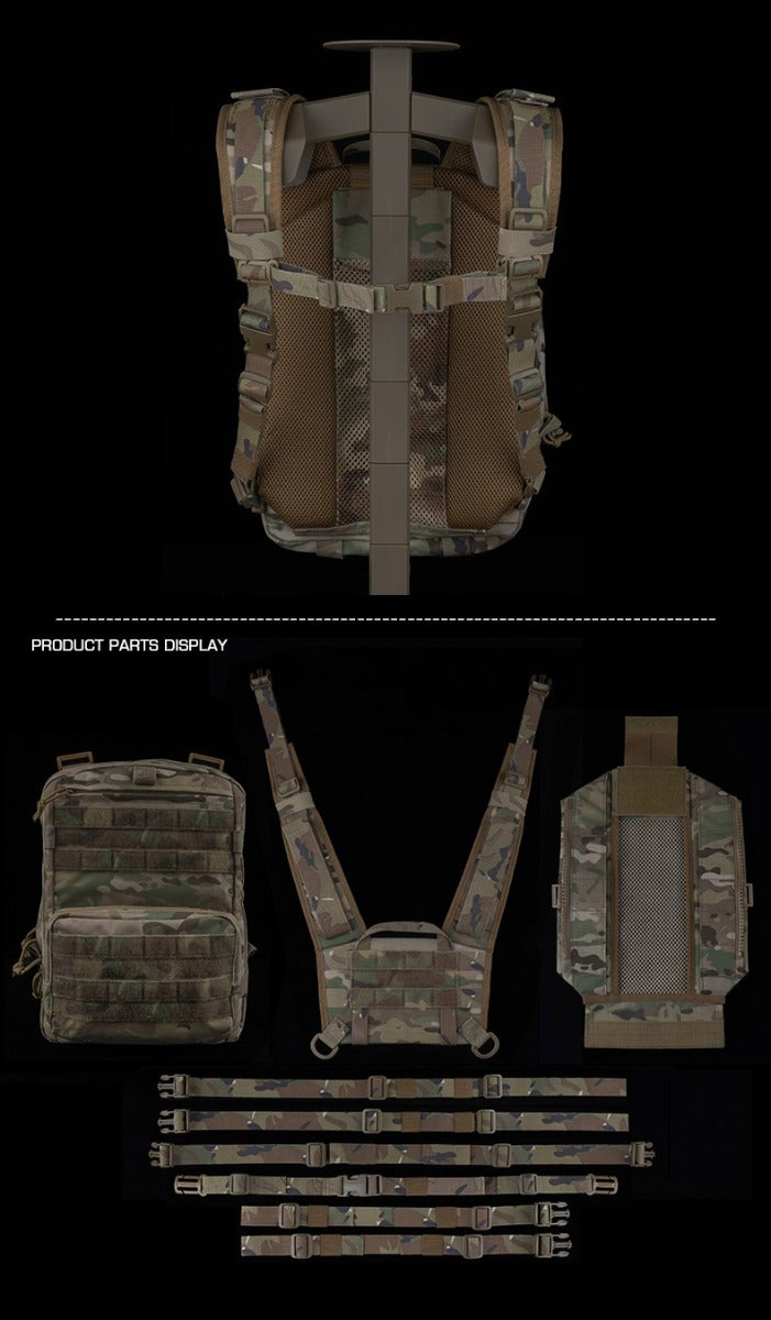 Big Foot - R Assault Tactical Backpack Set (Multicam)