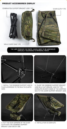 Wosport  - Tactical Portable Chair (Multicam)