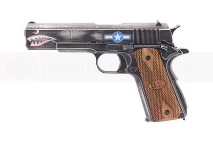 [Air Gun] Auto Ordnance Cybergun Custom 1911 Squadron Co2 Blowback Pistol (CG-AU0100-AG - 4.5mm/.177)