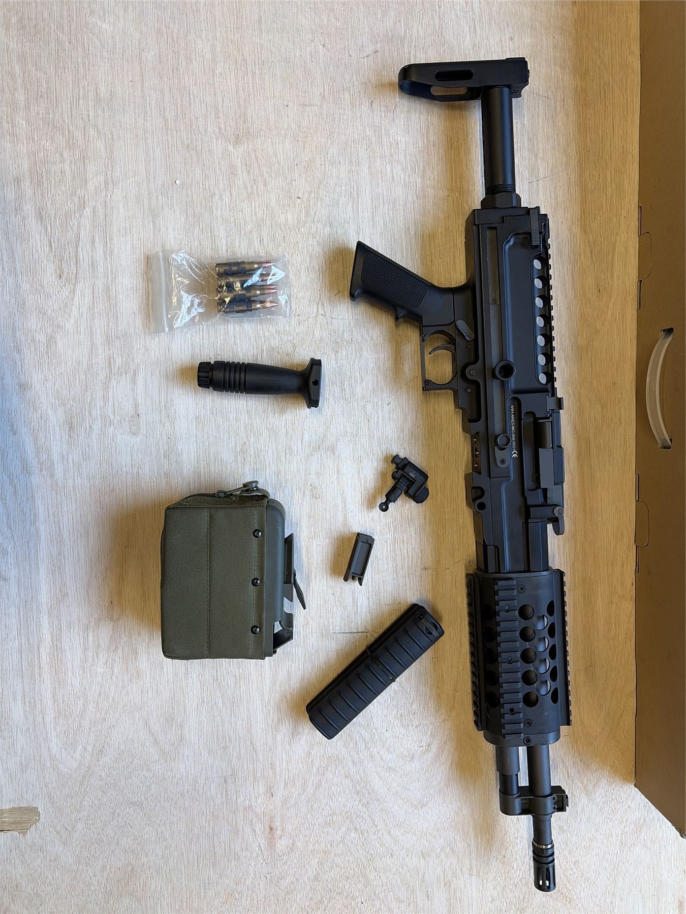 [Boneyard] Ares LMG Stoner (MG-008) - Mag motor spins constantly - magazine issue / feed fault