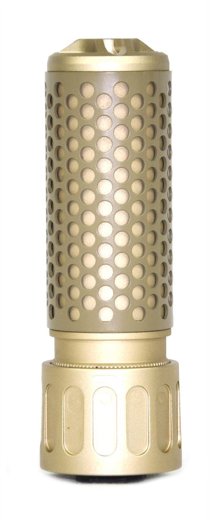ACM QD Silencer Full Metal with Flash Hider (Short - Tan)