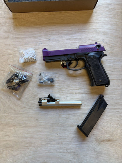[Boneyard] Snow Wolf M9 GBB Pistol (Black, SW-03-1 BK) - Oversized nozzle damages piston head