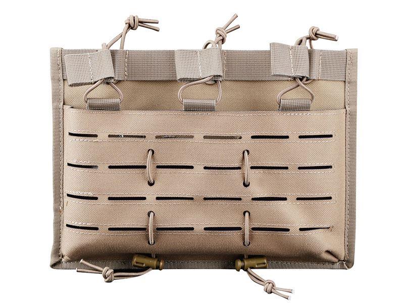 Big Foot 5.56 Laser Cut Magazine Triple-Pouch (Tan)