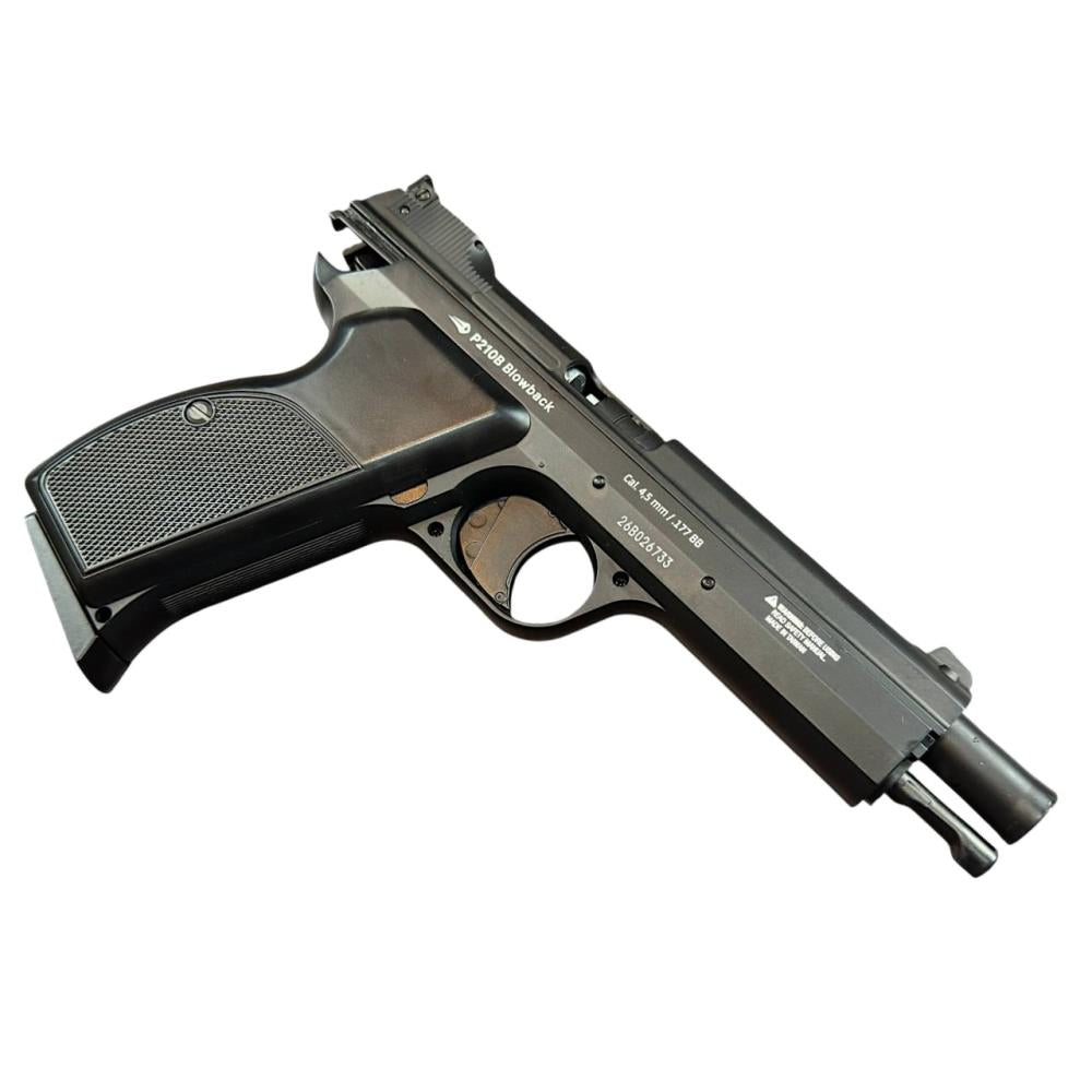 Borner P210-B Co2 Blowback Pistol (4.5mm/.177 - BB - Black)