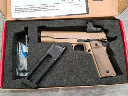 Secutor - Rudis Magna - 1911 - VII Custom Pistol (Co2 Powered - Gas Ready - Tan12)