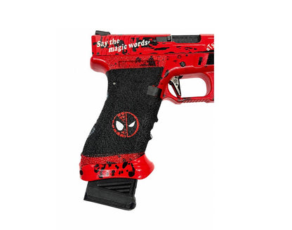 Ascend Airsoft x WE 17 Series Red GBB Pistol (DP17 Extended Mag)