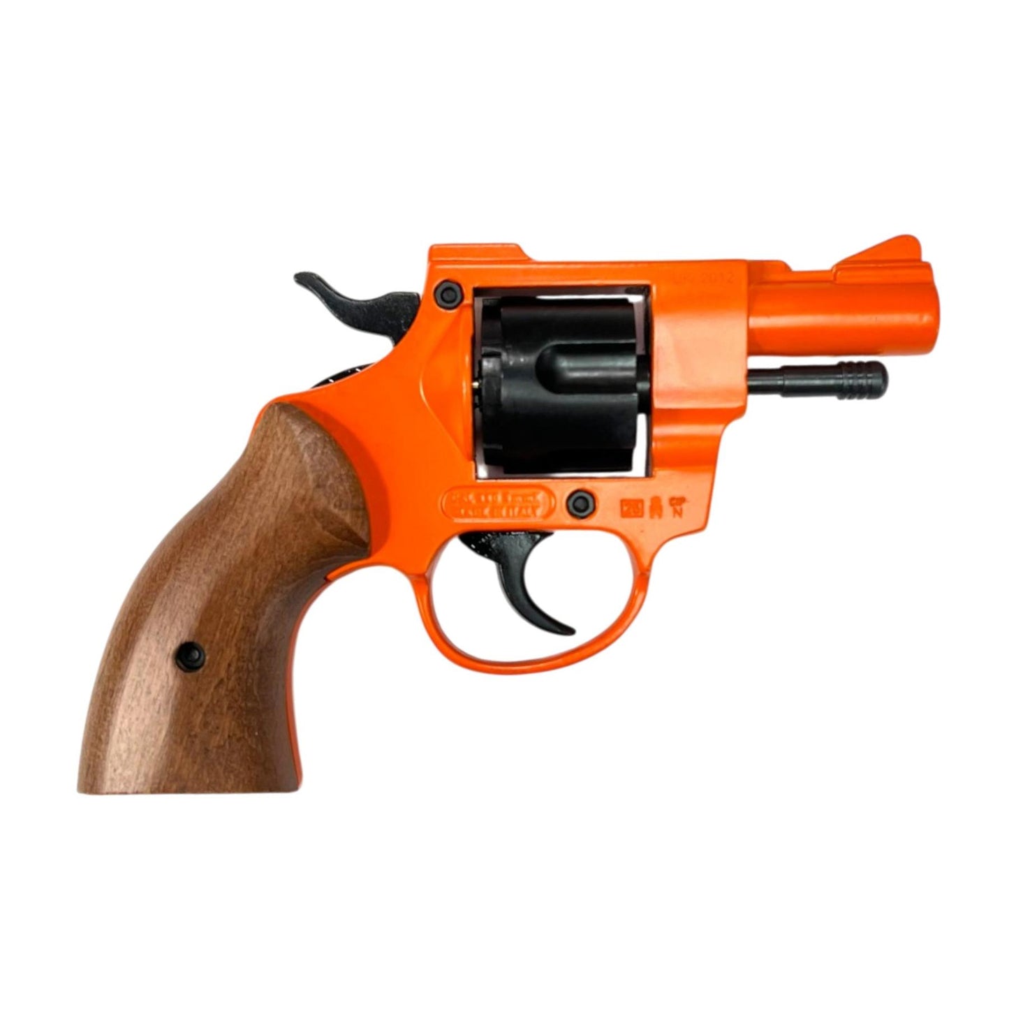 Bruni Olympic 5 .380 / 9mm RK Blank Revolver Starter Pistol (Orange)