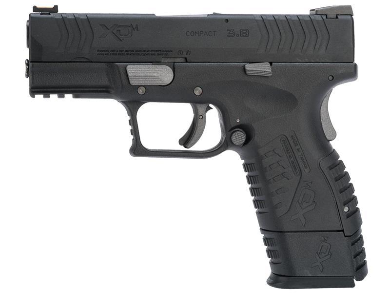 Springfield Armory 3.8 XDM .177/4.5mm CO2 Blowback Air Pistol (Full Metal - Reel Feel Recoil - Black - SA-XDM38CBB4-B)