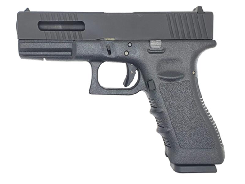 NON WORKING - Hwasan 18 Series Gas Blowback Pistol (Full/Semi Auto. - Top Metal Slide - Black)