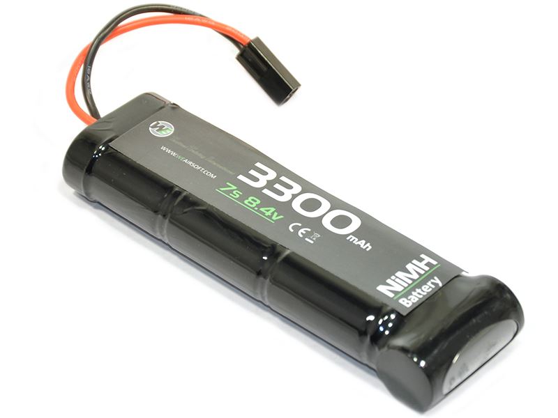 WE Battery 3300mAh NiMH 8.4V (153mm Length - 3x2 + 1)