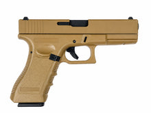 Huntsman Tactical H17 Gas Blowback Pistol (Metal Slide - Polymer Body - with Case - Tan)
