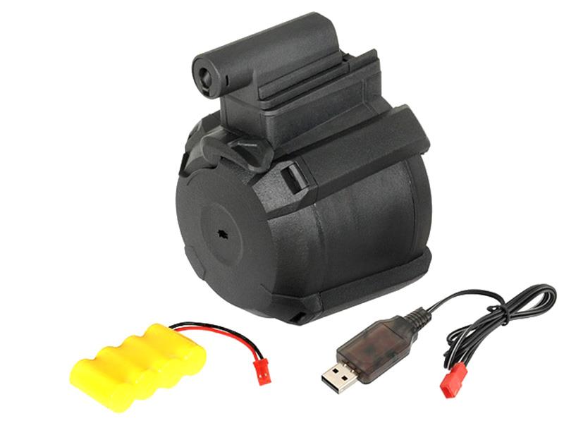 Battleaxe M870 Shotgun to M4 Drum Magazine for M870 Shotguns (Black)