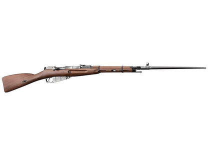 Win Gun Mosin-Nagant M44 Overlord Sniper Rifle (Co2 Powered - Faux Wood Weathered Finish - Bayonet Included)
